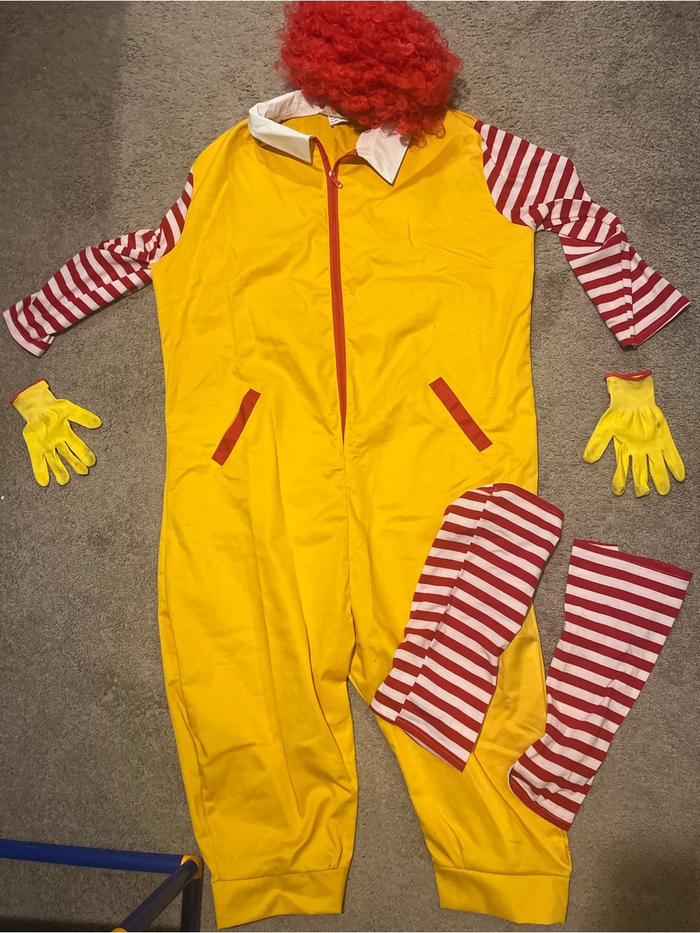 Adult Ronald McDonald costume